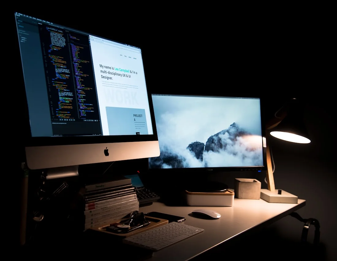 A web design and development workstation
