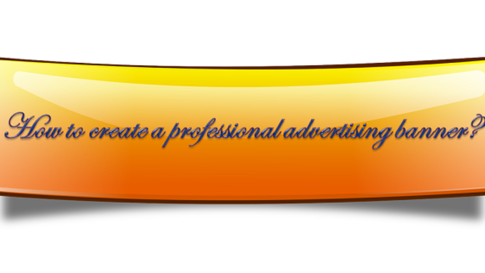 Biz Solution - How to create a professional advertising banner?